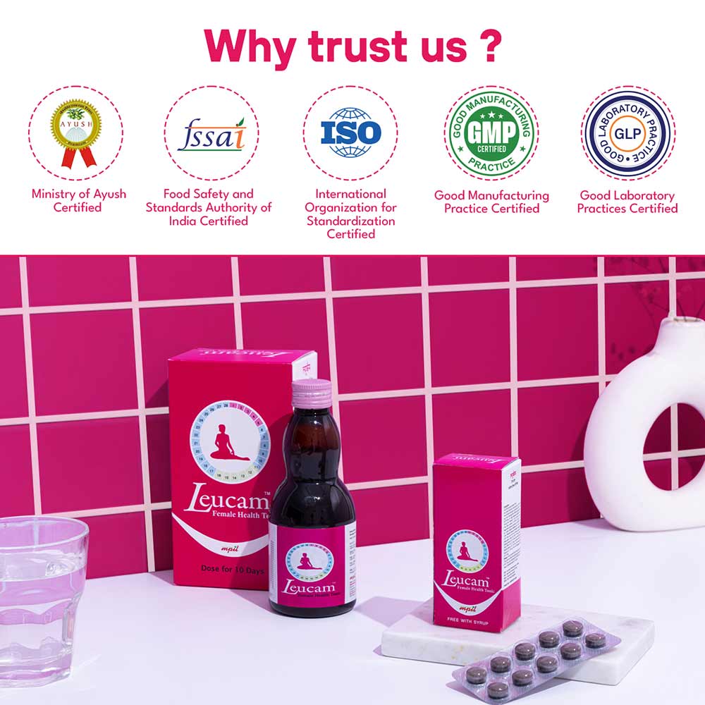 5 - MPIL Leucam Syrup,  400 ml  Unflavoured (with 80 Tablets) 