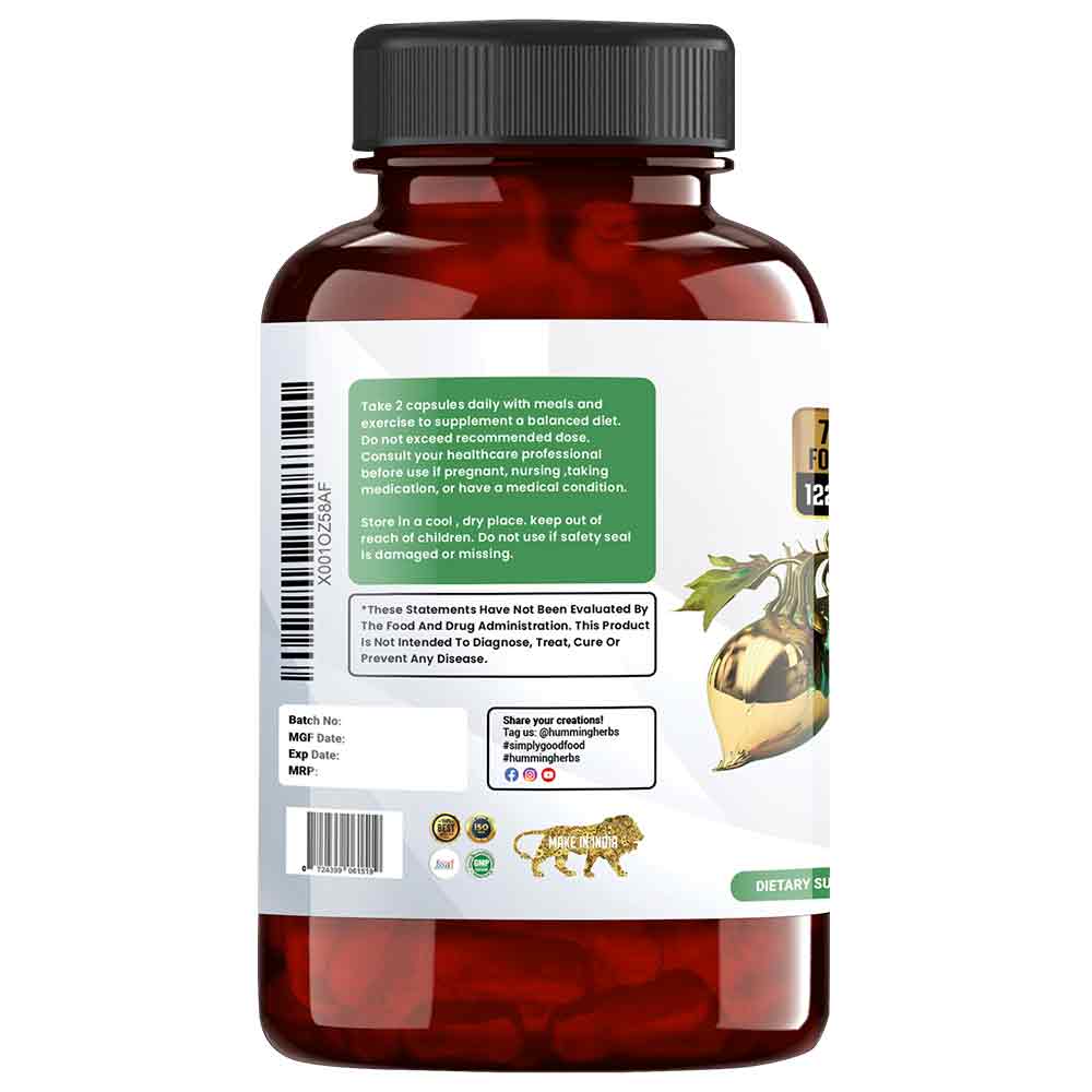 2 - Humming Herbs Maca with Panax Ginseng,  90 capsules 