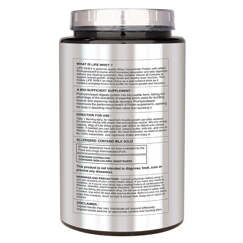 3 - Divine Nutrition Life Whey,  2.2 lb  Chocolate 