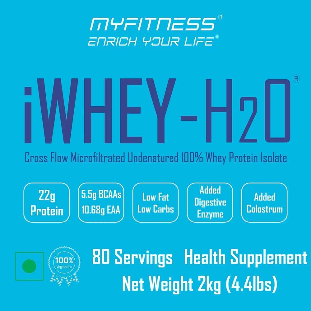7 - MYFITNESS By Paradise iWHEY- H2O Powder,  4.4 lb  Vanilla Butterscotch 
