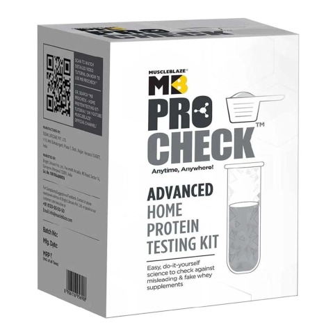 2 - MuscleBlaze ProCheck - Advanced Home Protein Testing Kit OP, 2 Piece(s)/Pack