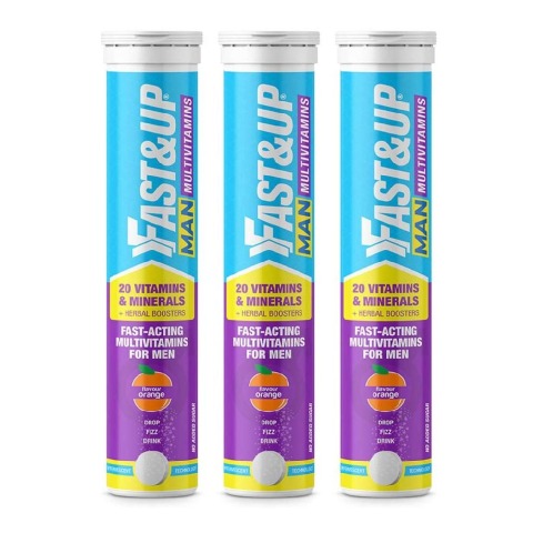 1 - Fast & Up Man Multivitamins,  60 tablet(s)  Orange 