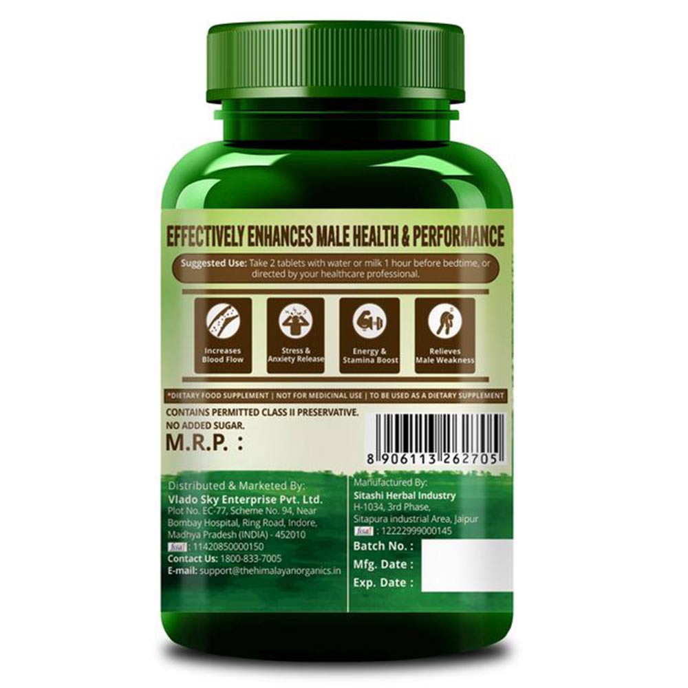 2 - Himalayan Organics Male Vigor,  60 tablet(s) 