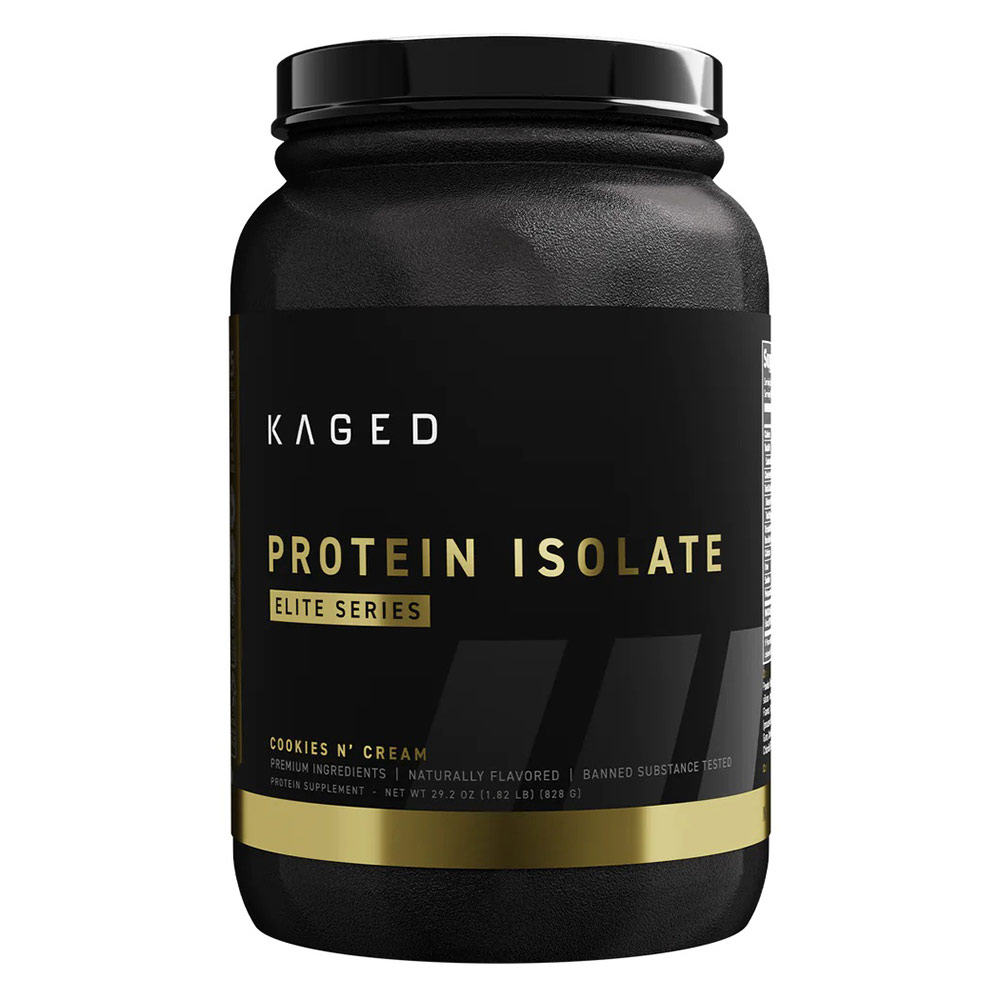 1 - Kaged Muscle Elite Series Protein Isolate,  1.82 lb  Cookies & Cream 
