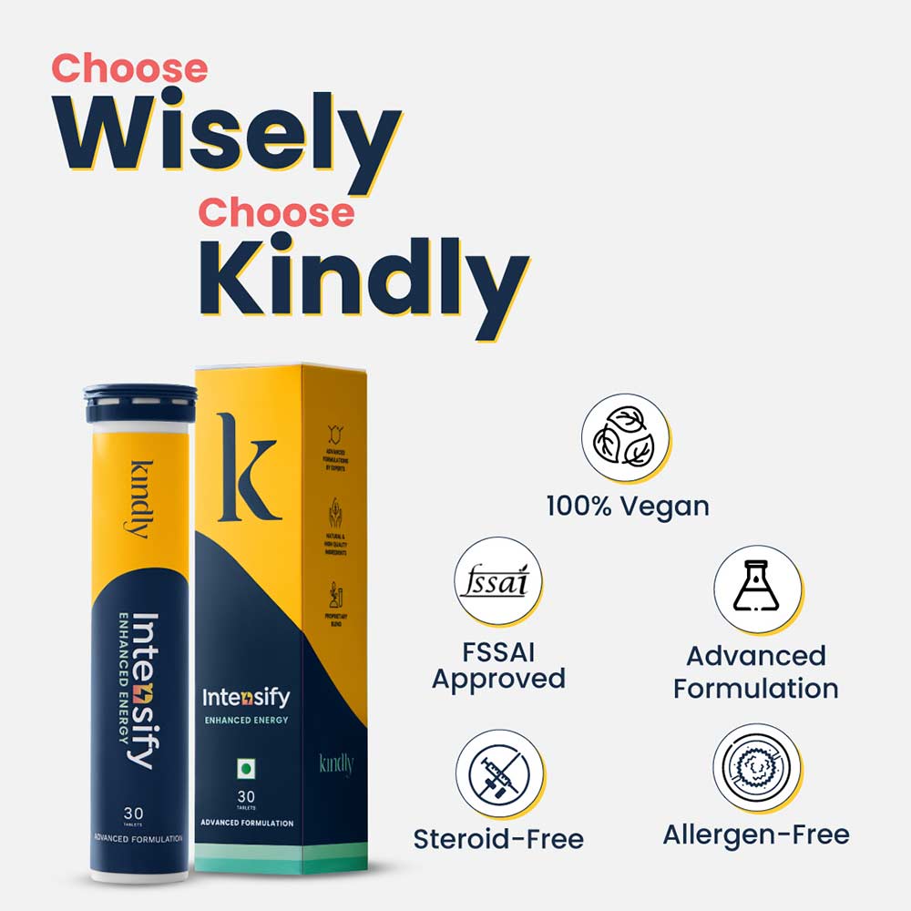 7 - Kindly Health Intensify L-Carnitine,  90 tablet(s) 