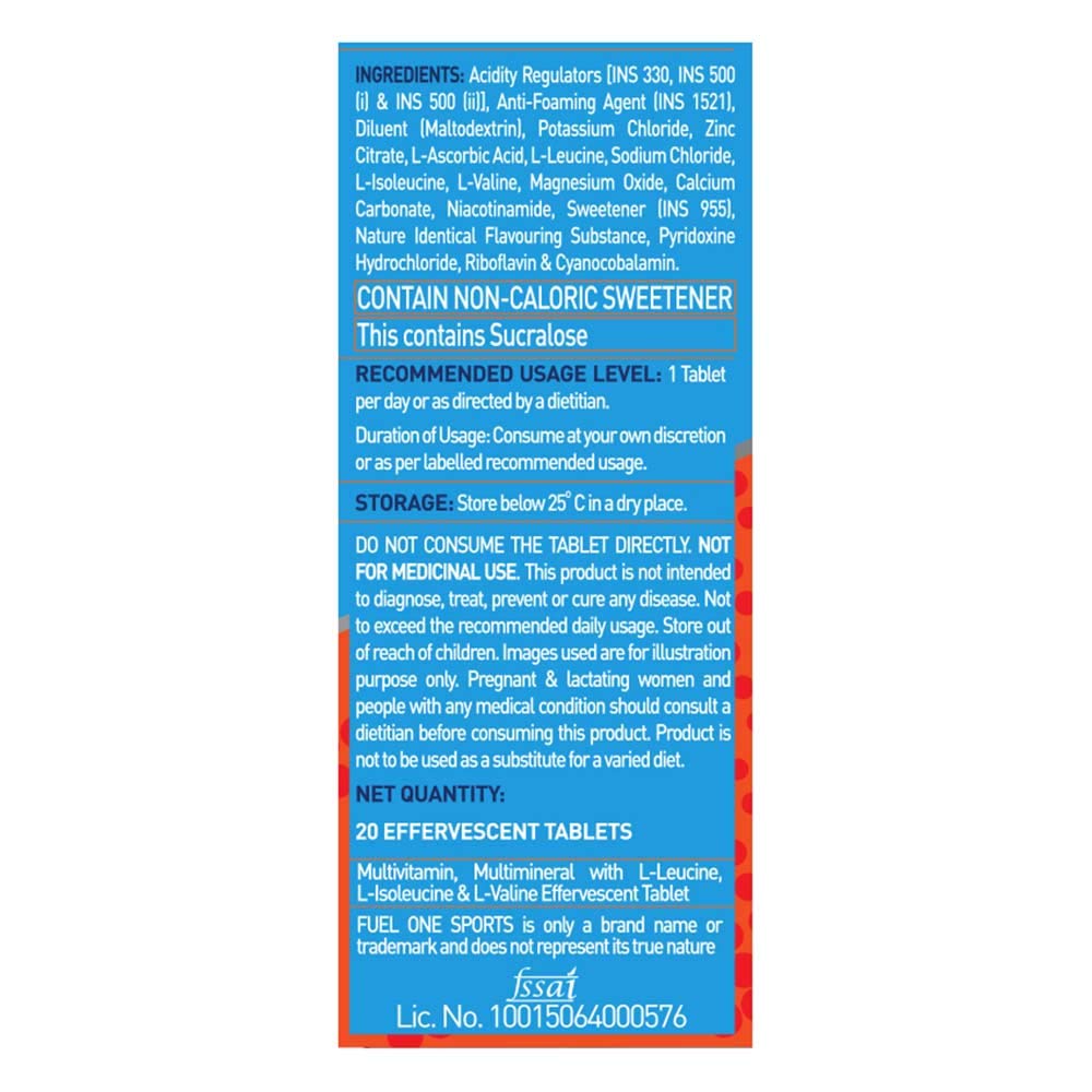 3 - MB Fuel One Sports Hydr8 OP,  20 tablet(s)  Lemon 