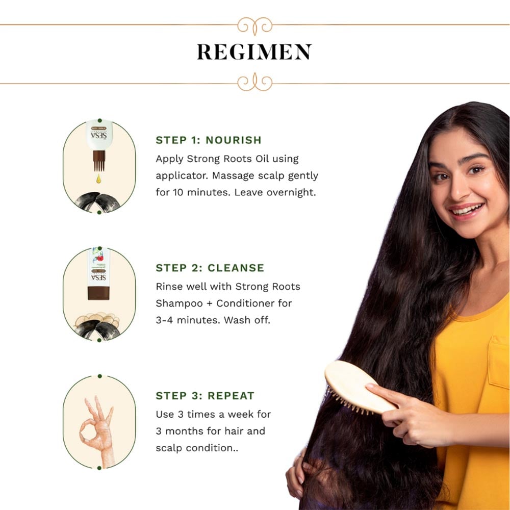 5 - Sesa Ayurvedic Strong Roots Hair Oil,  200 ml  Builds Healthy & Strong Roots 