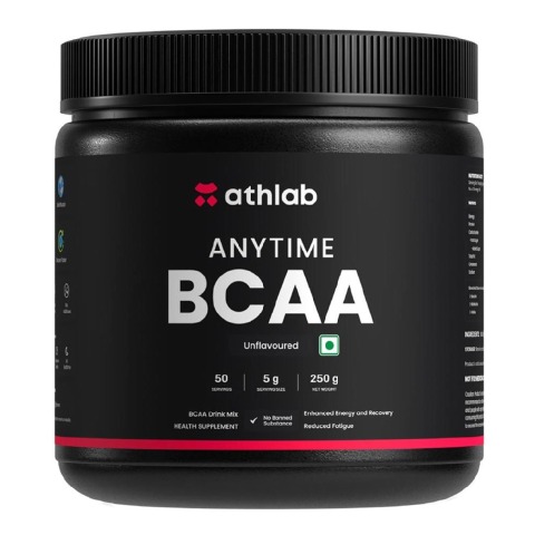 1 - Athlab Anytime BCAA,  0.55 lb  50 Servings  Unflavoured 