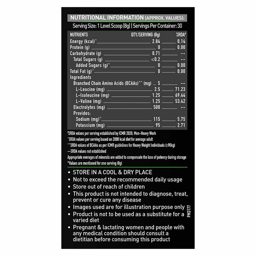 MuscleBlaze BCAA Pro Essential Amino Acids 0.53 lb Tropical Fest & Creatine Monohydrate CreAMP 0.22 lb Combo