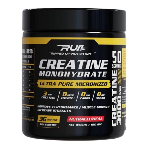 1 - Ripped Up Nutrition Ultra Pure Micronized Creatine Monohydrate,  Unflavoured  0.33 lb 