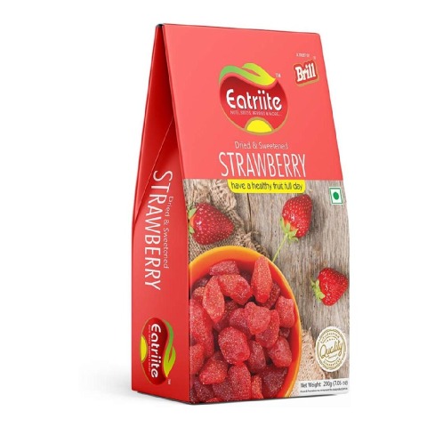 1 - Eatriite Dried & Sweetened Strawberries,  200 g  Natural 