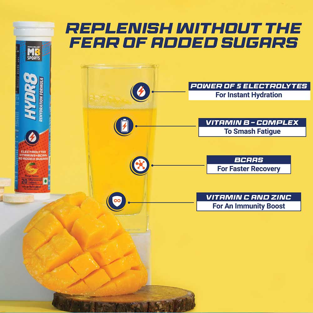 4 - MB Fuel One Sports Hydr8 OP,  20 tablet(s)  Mango 