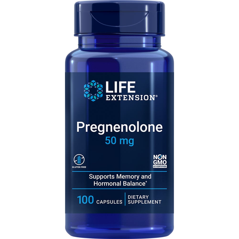 2 - Life Extension Pregnenolone,  100 capsules 
