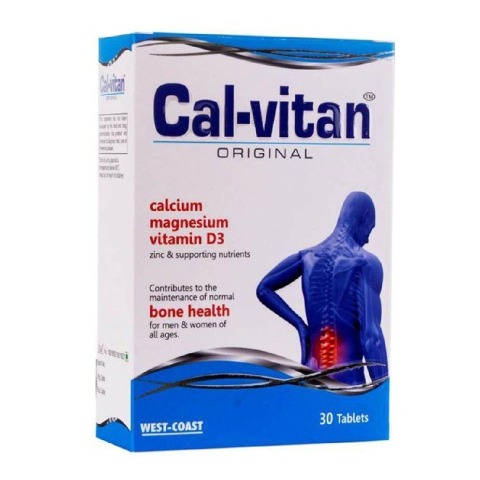 West Coast Cal Vitan Original, Unflavoured 30 tablet(s)