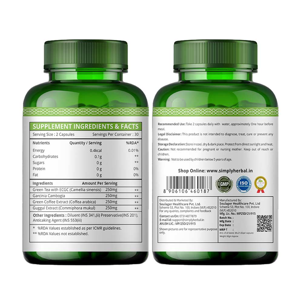 2 - Simply Herbal Advance KETO 1000mg (Pack of 2),  60 capsules 