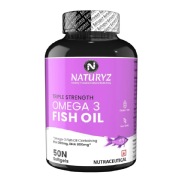 Naturyz Triple Strength Omega 3 Fish Oil- 50 softgels