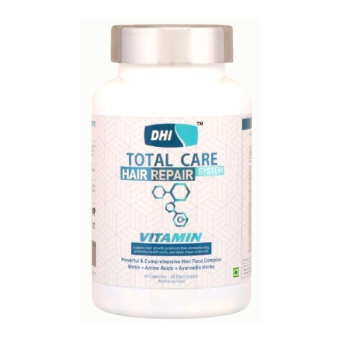 1 - DHI Total Care Hair Repair System,  60 capsules 