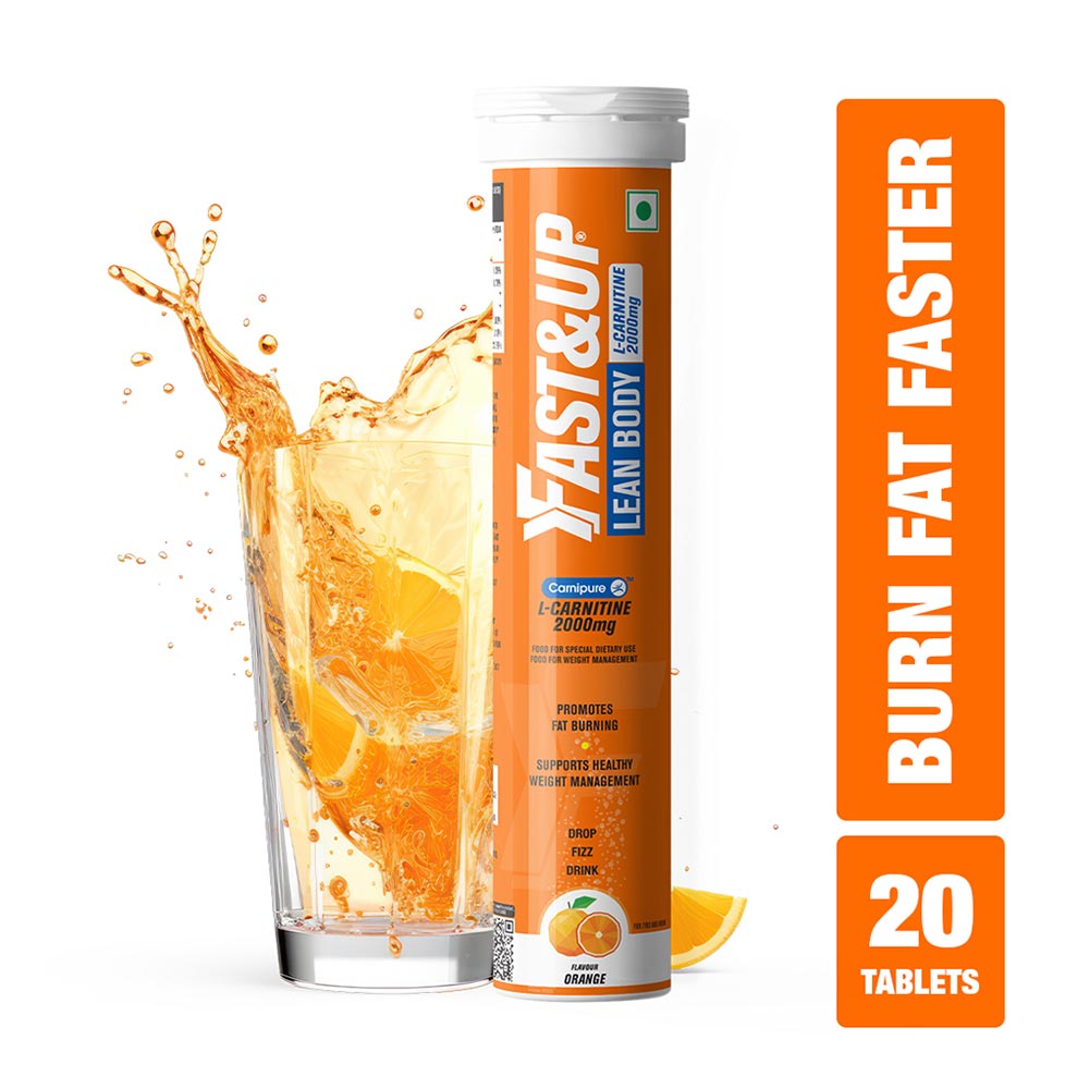 2 - Fast & Up Lean Body with L-Carnitine 2000mg,  20 tablet(s)  Orange (Pack of 3) 