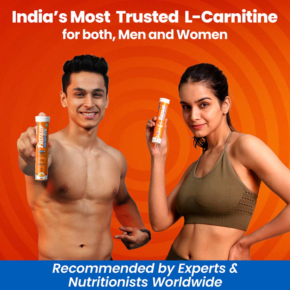 6 - Fast & Up Lean Body with L-Carnitine 2000mg,  20 tablet(s)  Lemon (Pack of 3) 
