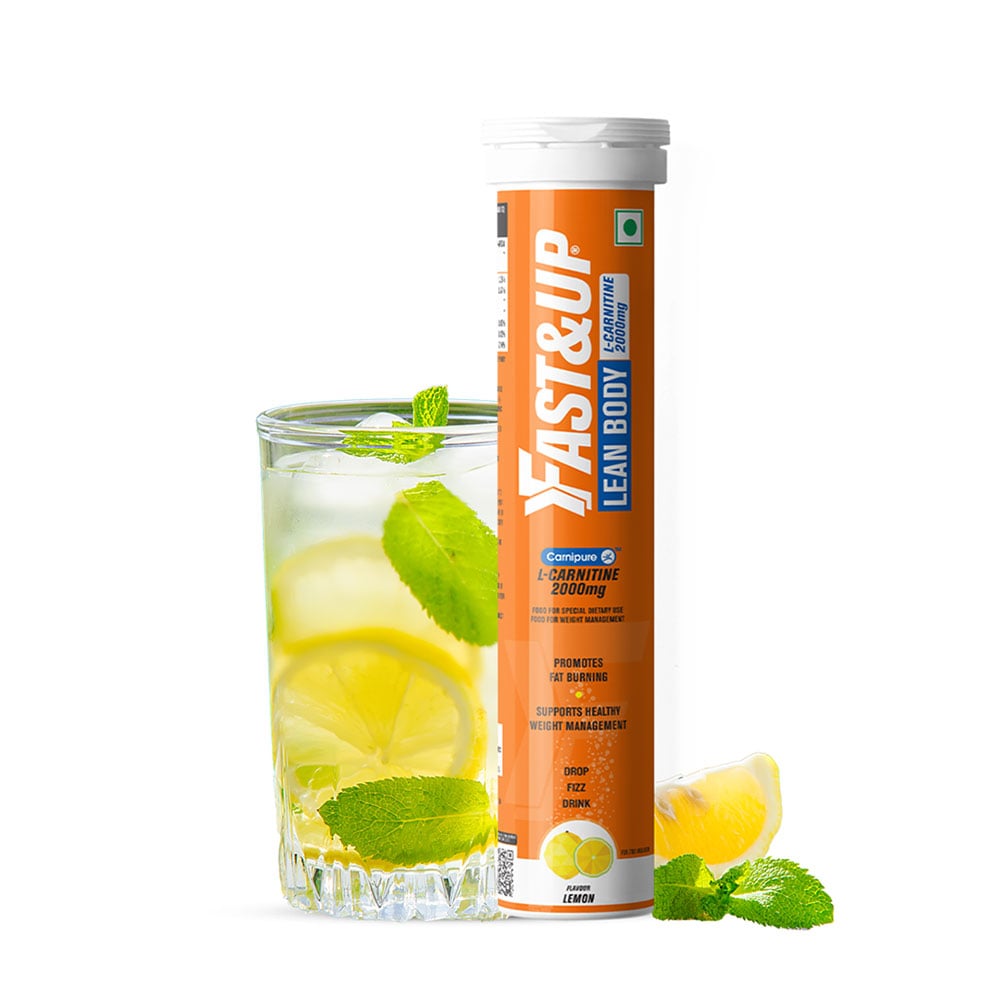 2 - Fast & Up Lean Body with L-Carnitine 2000mg,  20 tablet(s)  Lemon (Pack of 2) 