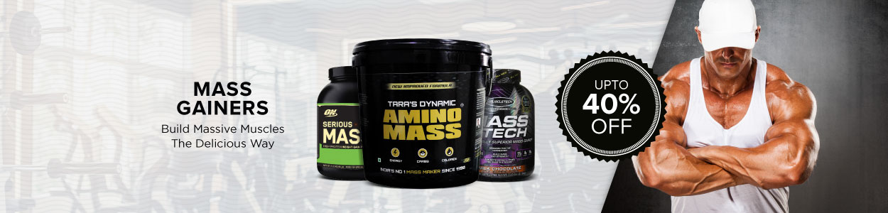 MASS GAINERS UPTO 40% OFF