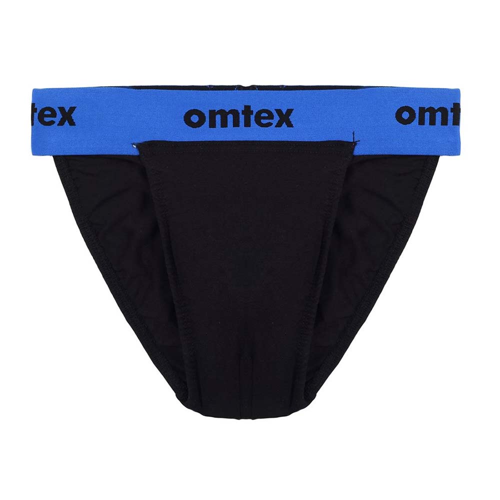 7 - Omtex Rio Supporter Back Covered for Men,  XS  Blue 