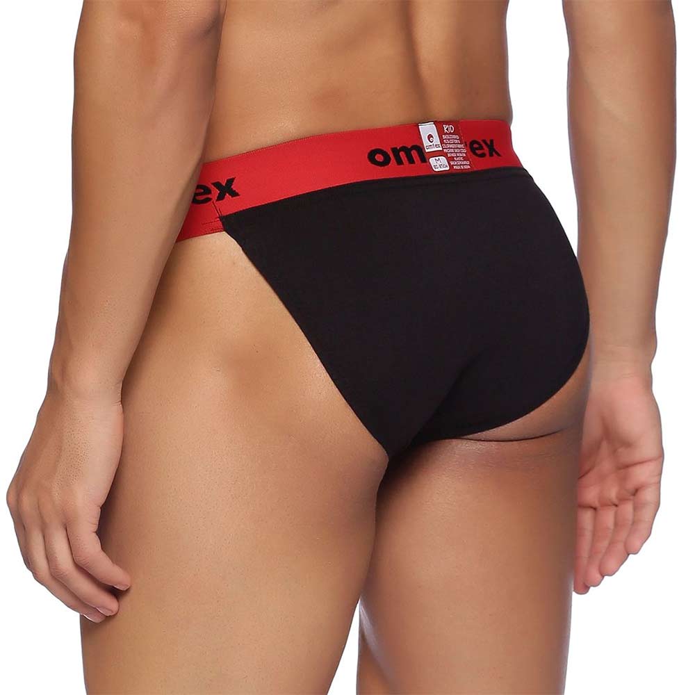 5 - Omtex Rio Supporter Back Covered for Men,  XS  Red 