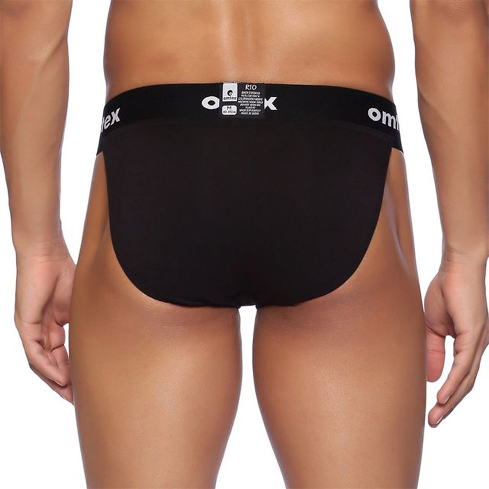 4 - Omtex Rio Supporter Back Covered for Men,  XL  Black 