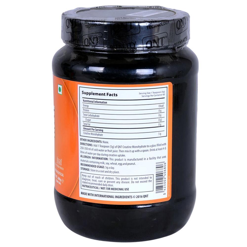 1 - QNT Creatine Monohydrate,  Unflavoured  0.66 lb 