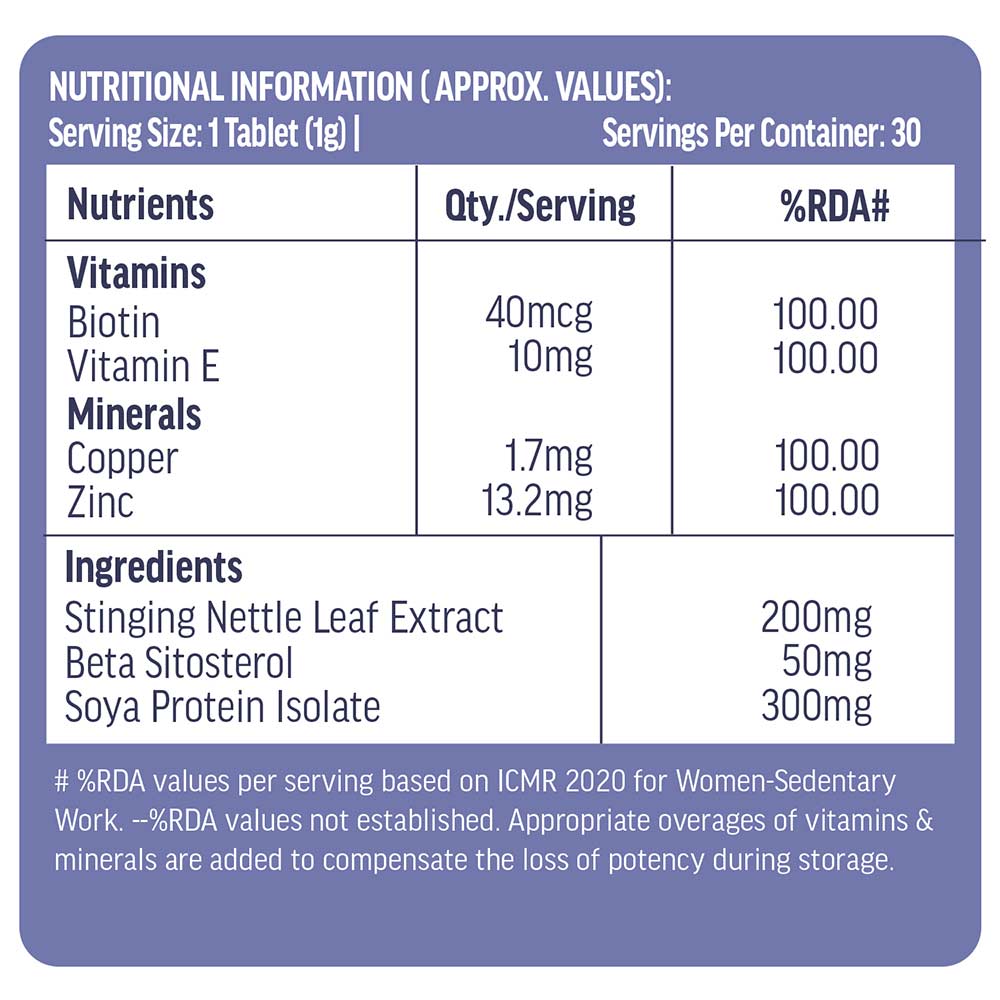 8 - HK Vitals DHT Blocker with Biotin by HealthKart,  30 tablet(s)  Unflavoured 