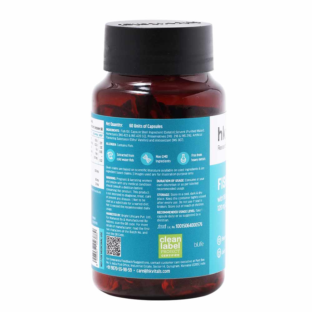 13 - HK Vitals Fish Oil & Multivitamin by HealthKart,  Unflavoured  2 Piece(s)/Pack 