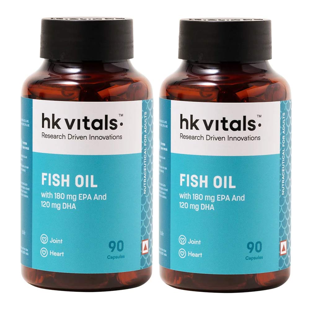 HealthKart HK Vitals Fish Oil 90 capsules - Pack of 2