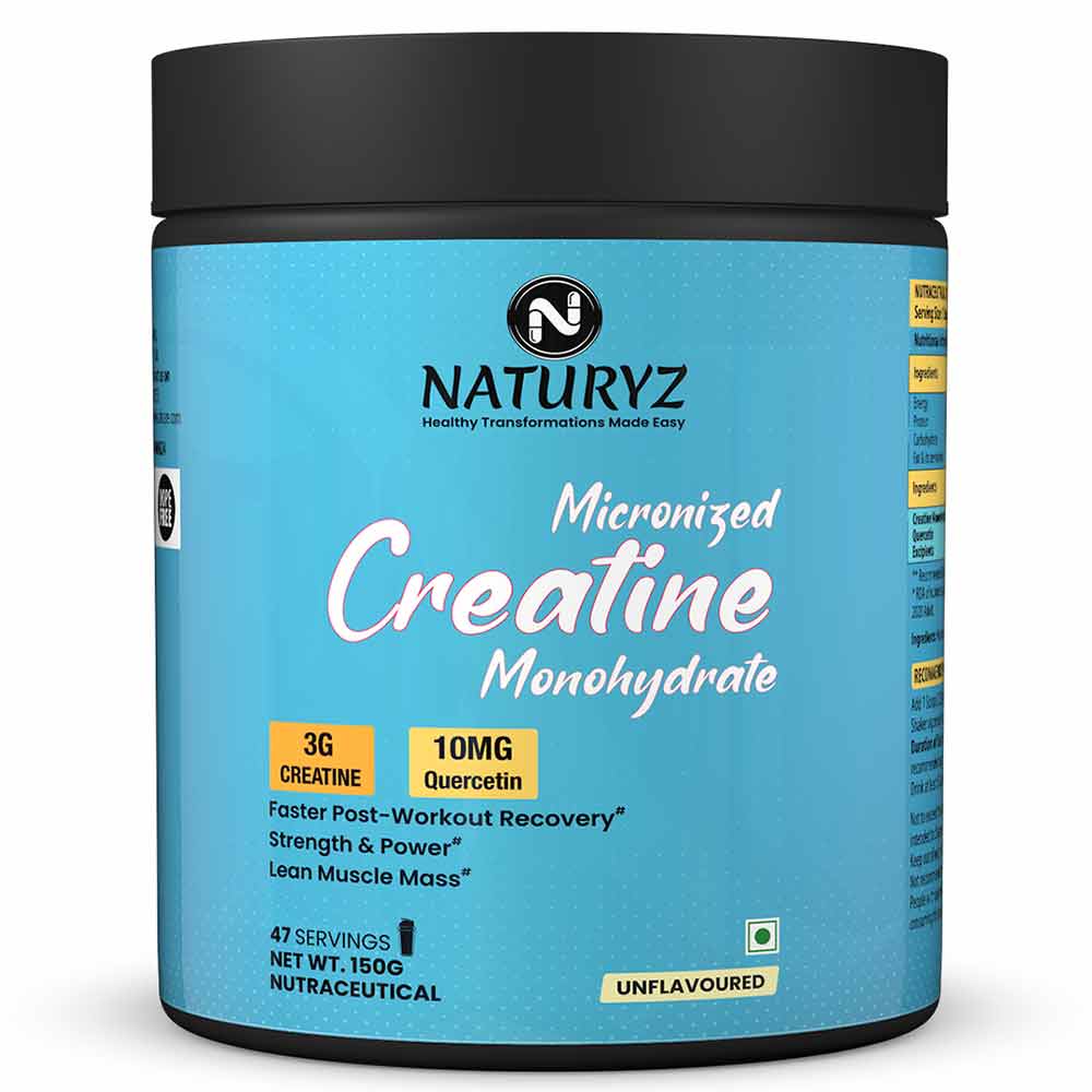 1 - Naturyz Micronized Creatine Monohydrate,  Unflavoured  0.33 lb 