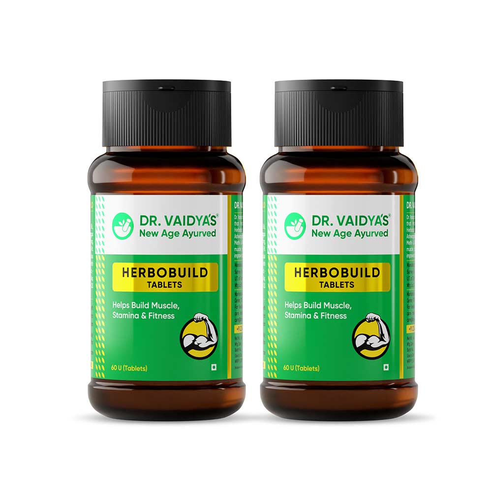1 - Dr. Vaidya's Herbobuild,  120 tablets 