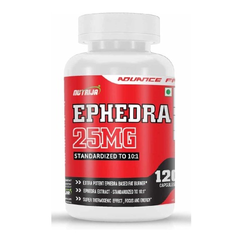 1 - NutriJa Ephedra 25mg,  120 capsules 