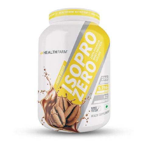 1 - Healthfarm Isopro Zero, 4.4 lb Frappe Coffee