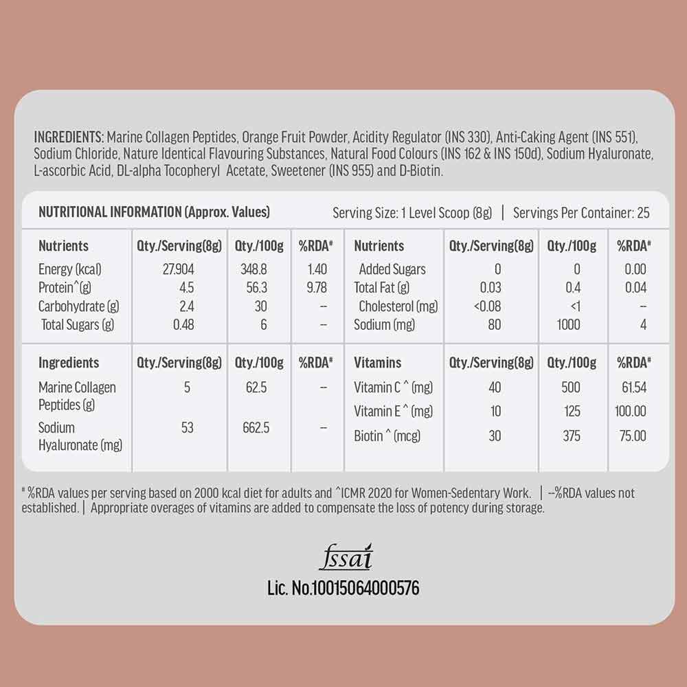 HealthKart HK Vitals Skin Radiance Collagen 100 g Watermelon & Multivitamin Plus Men 30 Tabs & Sipper Combo