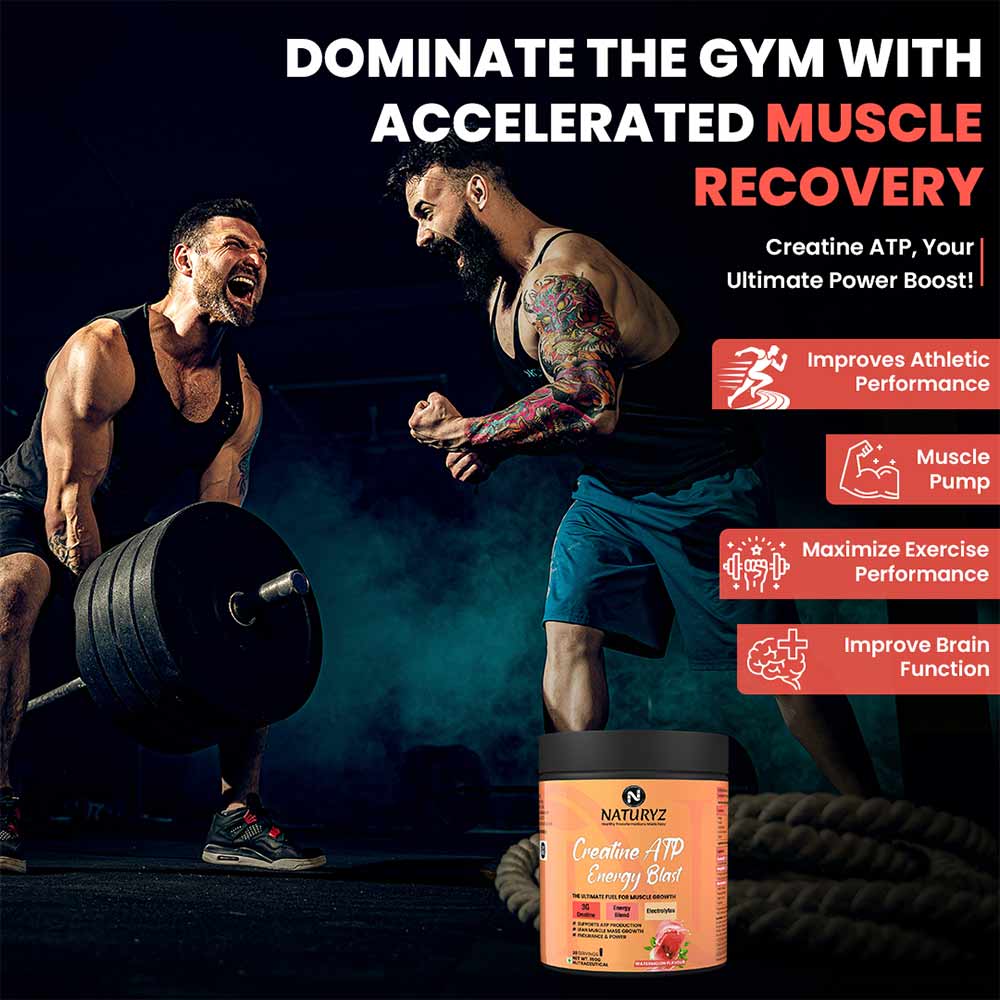 8 - Naturyz Creatine ATP Energy Blast,  Watermelon  0.33 lb 