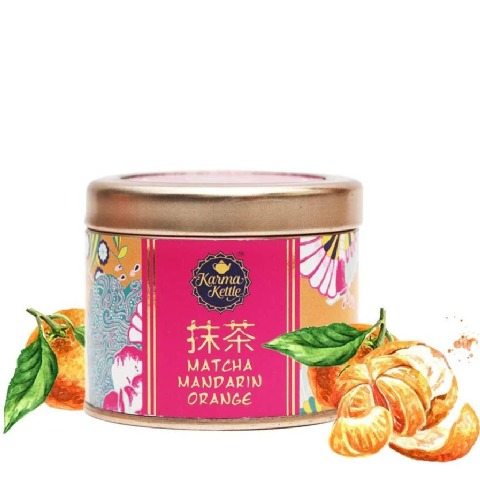 1 - Karma Kettle Matcha Green Tea Powder,  50 g  with Mandarin Orange 