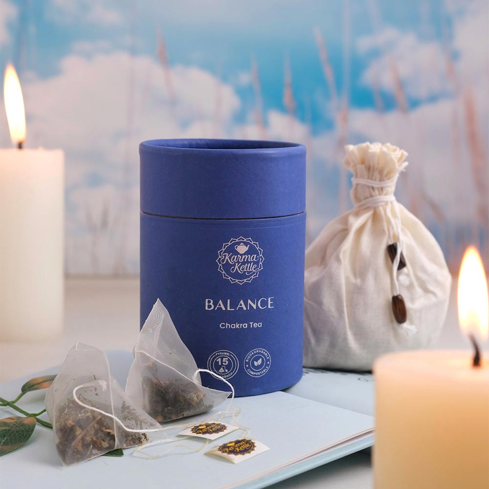 6 - Karma Kettle Balance Chakra Tea,  Natural  15 Tea Bag(s) 