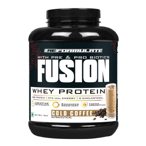 1 - Reformulate Fusion Whey Protein,  4.4 lb  Cold Coffee 