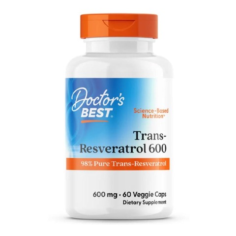1 - Doctor's Best Trans-Resveratrol 600,  60 veggie capsule(s) 