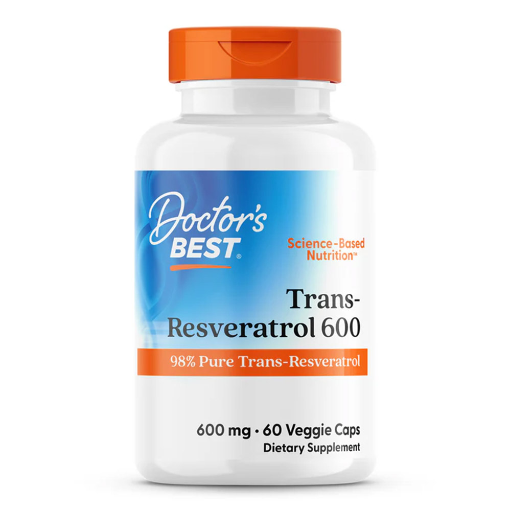 1 - Doctor's Best Trans-Resveratrol 600,  60 veggie capsule(s) 