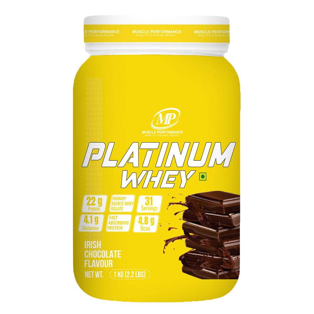 Muscle Performance Platinum Whey,  2.2 lb  Irish Chocolate (Jar) -image-21