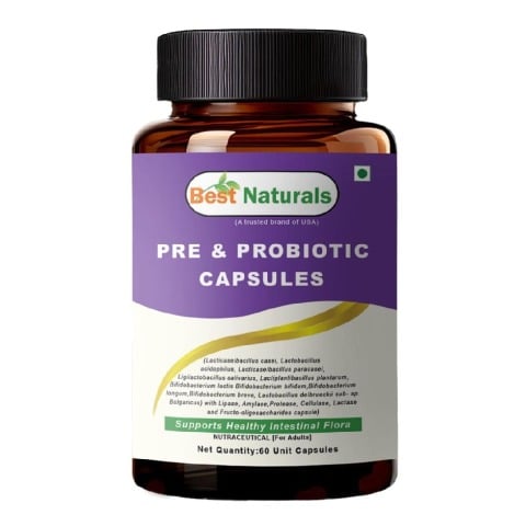 1 - Best Naturals Pre & Probiotic,  60 capsules  Unflavoured 