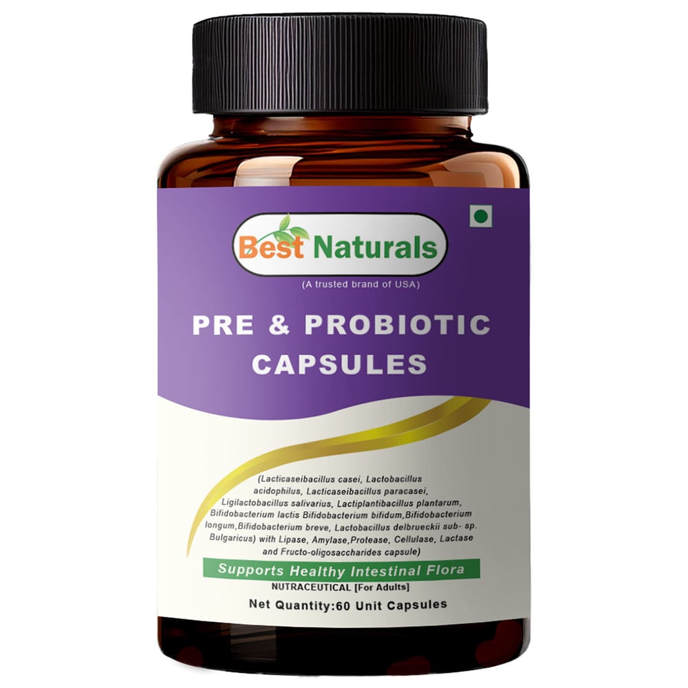 1 - Best Naturals Pre & Probiotic,  60 capsules  Unflavoured 