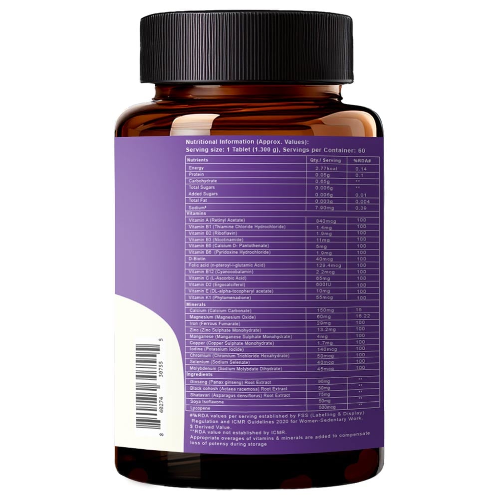 2 - Best Naturals Women Multivitamin,  60 tablet(s)  Unflavoured 