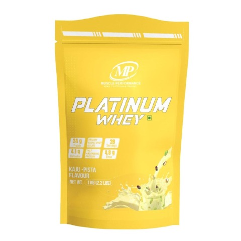 1 - Muscle Performance Platinum Whey, 2.2 lb Kaju-Pista