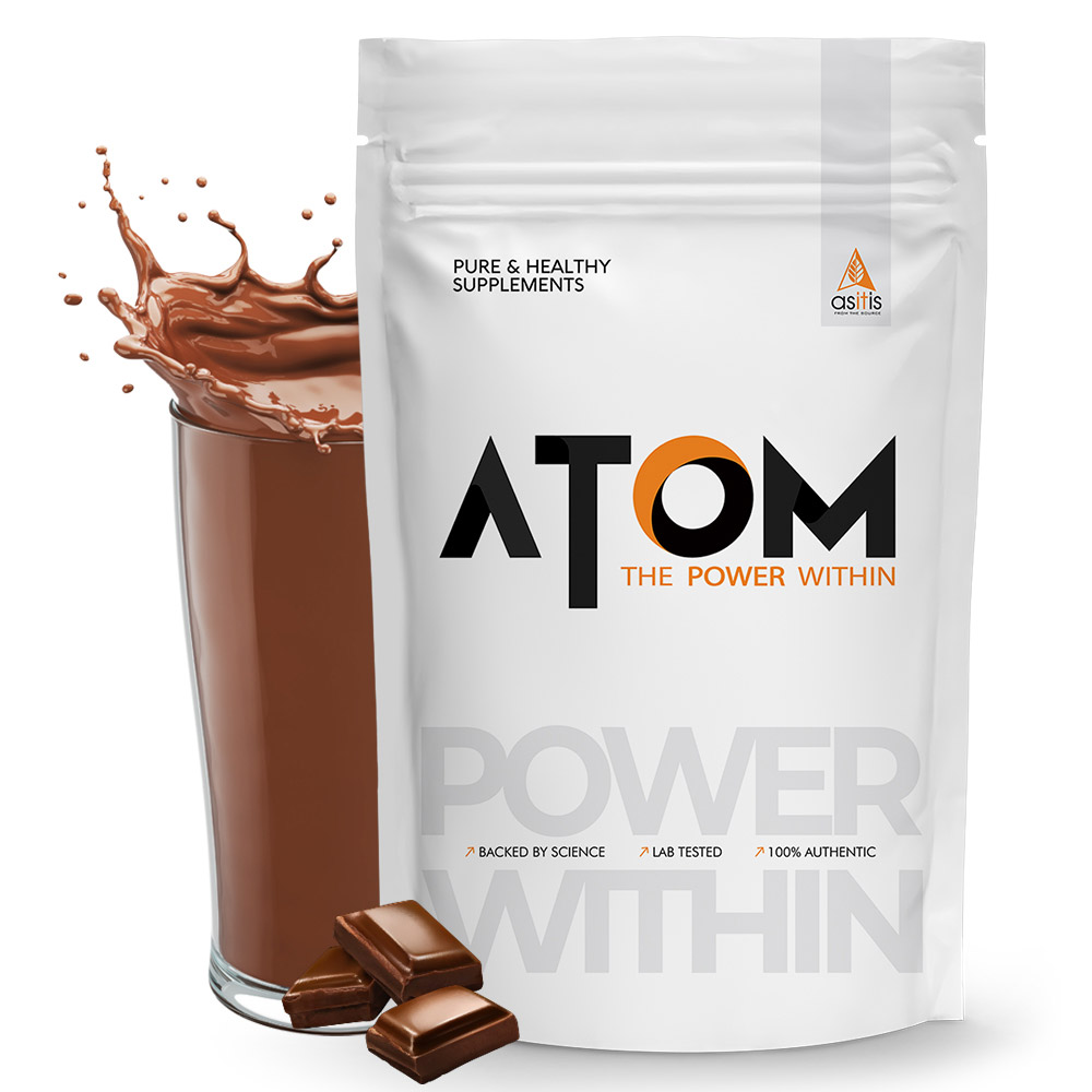1 - AS-IT-IS Nutrition ATOM Performance Whey,  2.2 lb  Double Rich Chocolate 