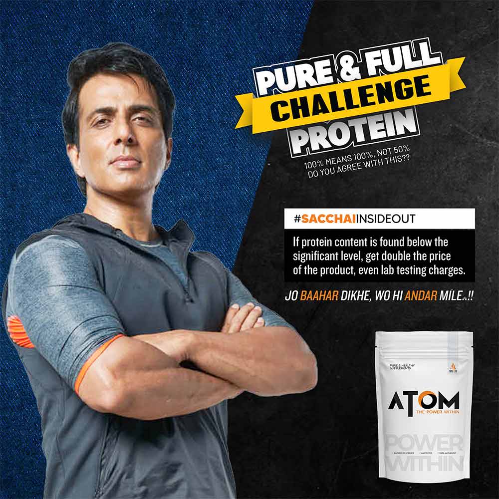 6 - AS-IT-IS Nutrition ATOM Performance Whey,  2.2 lb  Double Rich Chocolate 